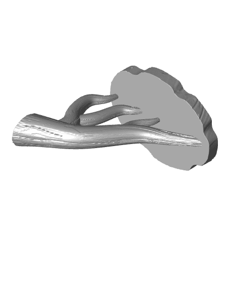 Tree Branch Shelf Brackets 3d model