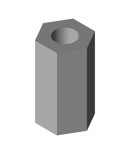 M4 hexagonal Spacer 15 mm length.stl 3d model