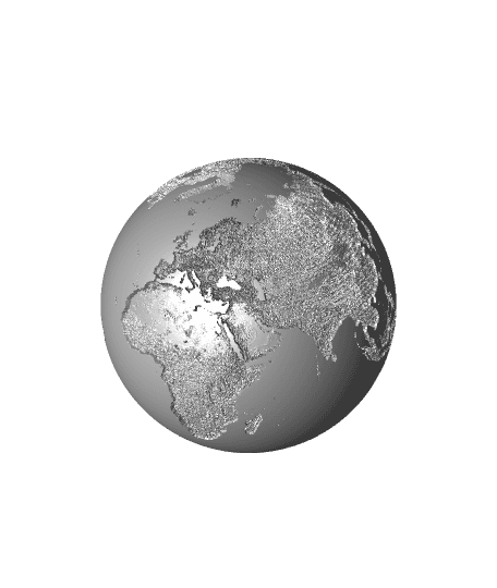 Earth Desk Lamp 3d model