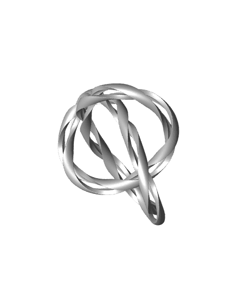 Candy Knot - Trefoil  3d model