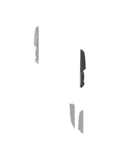 Bloody Knife Comb 3d model