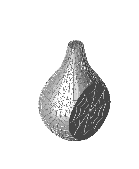 Spiderweb Vase 3d model