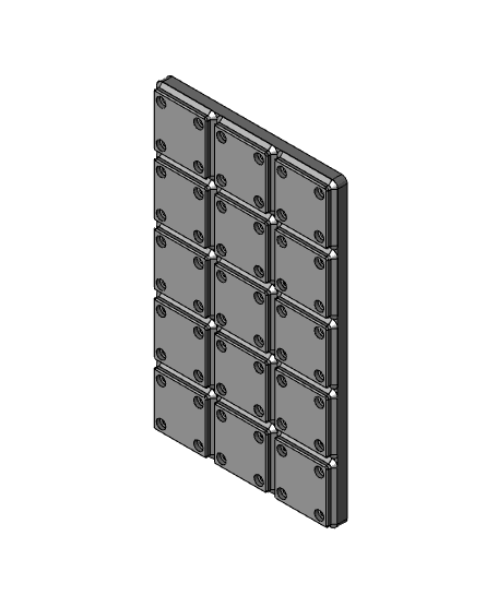 GF_Tupperware_Base_3x5 v2.step 3d model