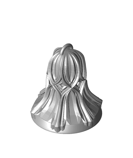 Diamond Christmas Bell 3d model