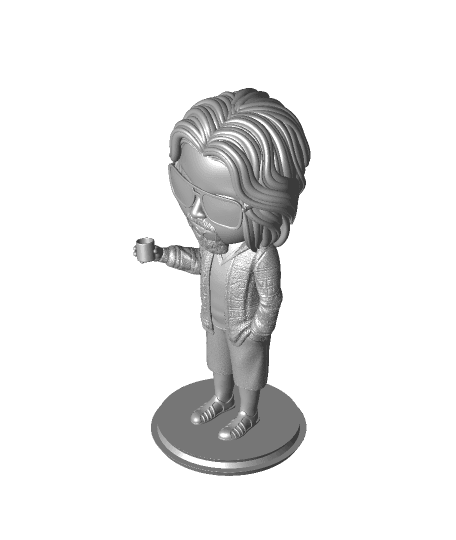 "The Dude" -Little Big Head Series 3d model