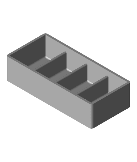 Watch Box 4 slot 3d model