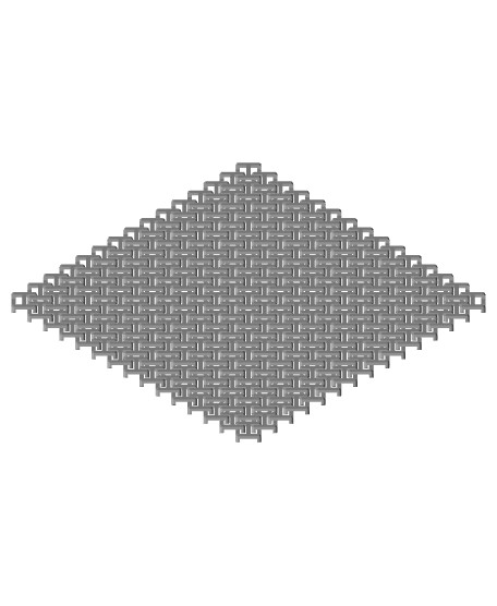 Chainmail - 3D Printable Fabric 3d model