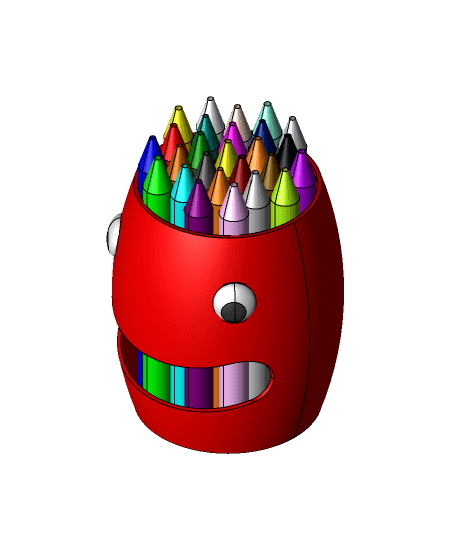 Crayon Man 3d model