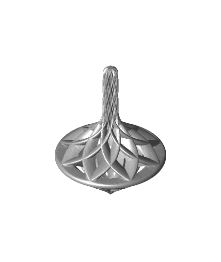 Set of 3 Spinning Tops 3d model