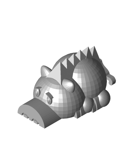 Mohawk Piggy 3d model