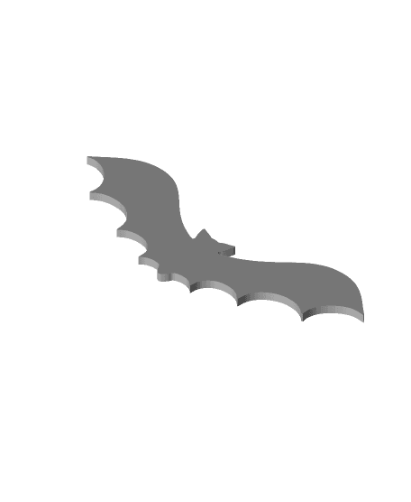 bat wall art.stl 3d model