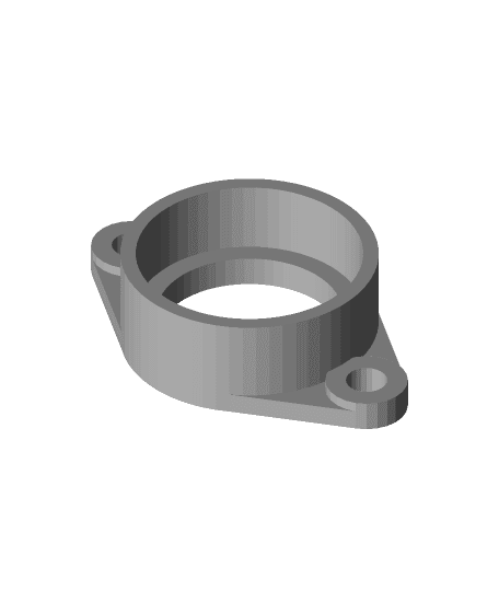 Flanged 608 Bearing / Panel Mount 3d model