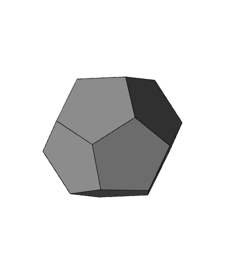 Dodecahedron.step 3d model