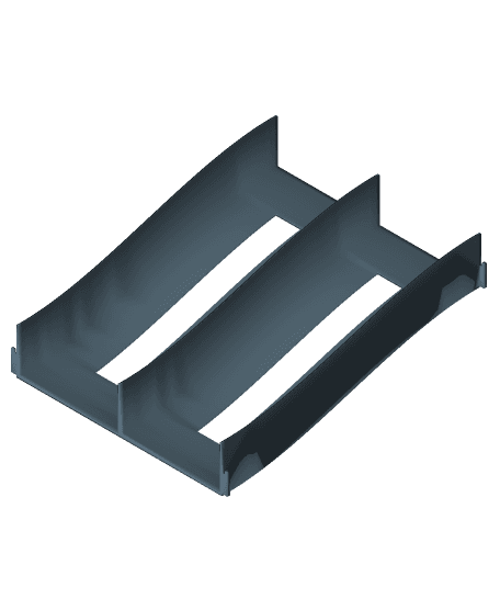 300mm Long Dual Lane Ramps 3d model