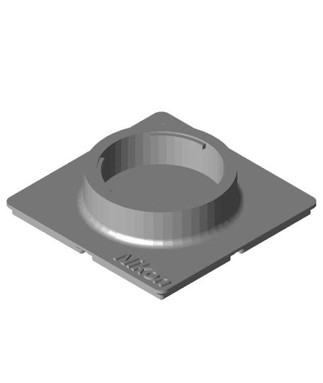 Gridfinity Nikon F Lens Stand 3d model