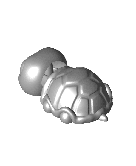 Small Turtle Keychain 3d model