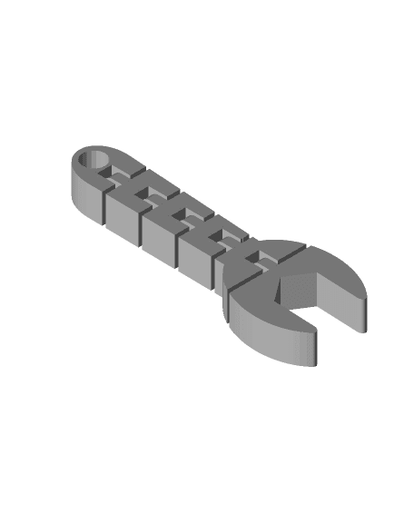 Flexi Wrench keychain 3d model