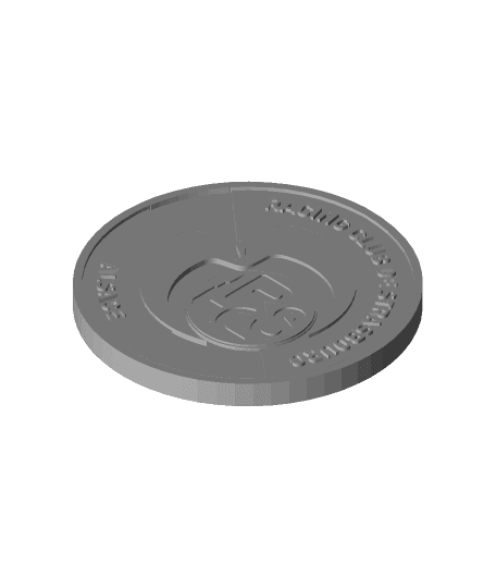 Racing Club de Strasbourg Alsace coaster or plaque 3d model