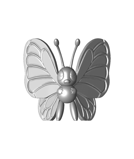 Butterfree - Pokemon - Fan Art 3d model