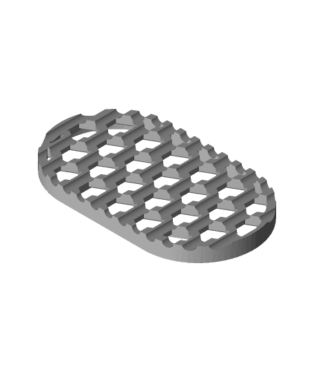 Performance Soap Dish / Sponge drier (Scaleable) 3d model