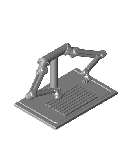 Dual Arm Work Table.stl 3d model