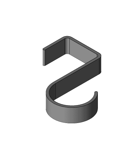 Hooks for doors or lumber (Parametric) 1in 3d model