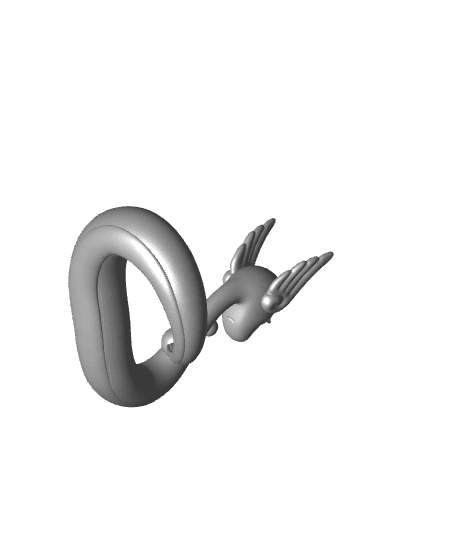Pokemon Dragonair #148 - Optimized for 3D Printing 3d model