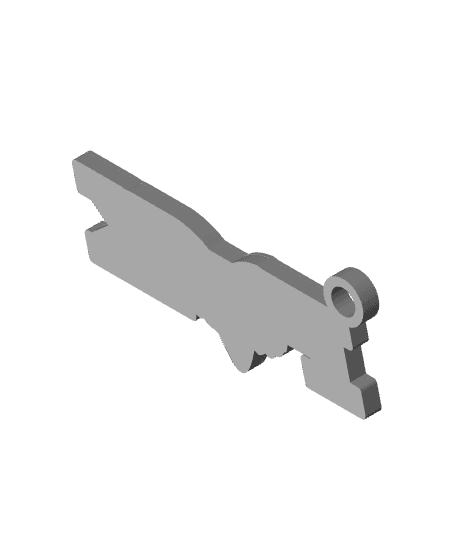 Keychain: Fox I 3d model