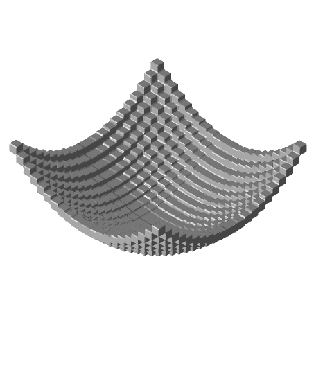 Stadium Seats Cubic Bowl 3d model