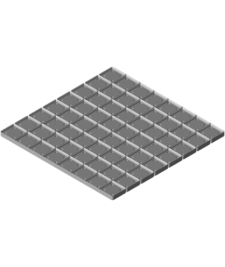 Gridfinity Weighted Baseplate 8x8 3d model