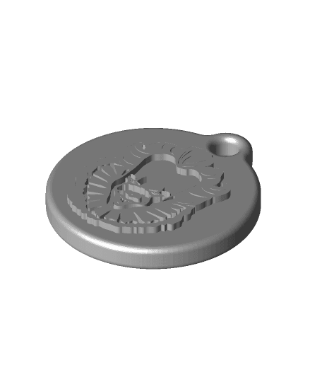 Pennywise Keychain 3d model