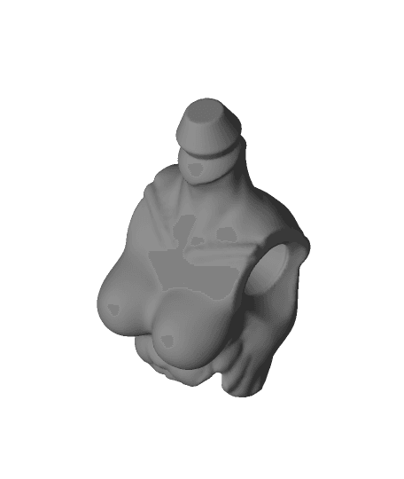 Happy New Bun Chest V2.obj 3d model