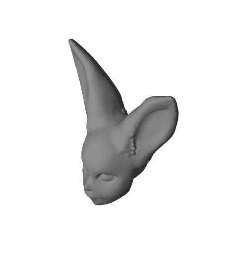 Happy New Bun Head.obj 3d model