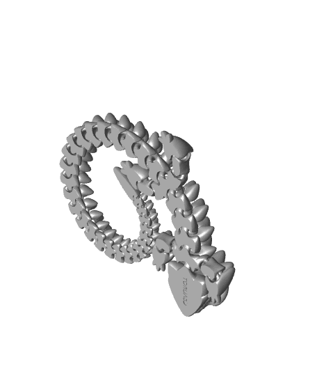 Articulated Dragon 020  3d model