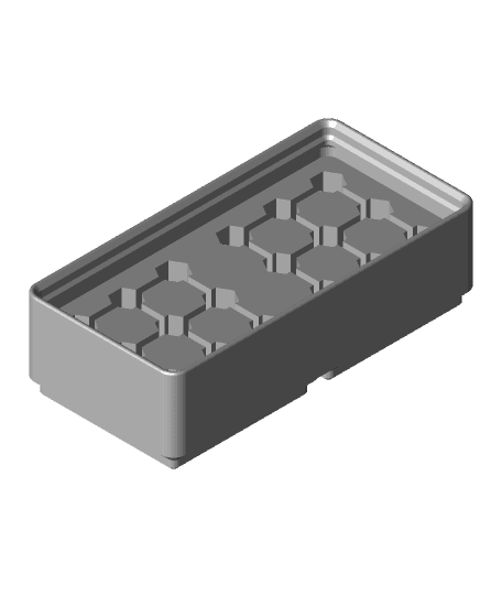 #Gridfinity Parametric Bit Holders 3d model