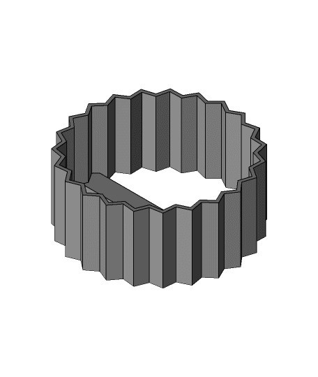 Simple Biscuit or Scone Cutter - 2.5 Inch Diameter 3d model