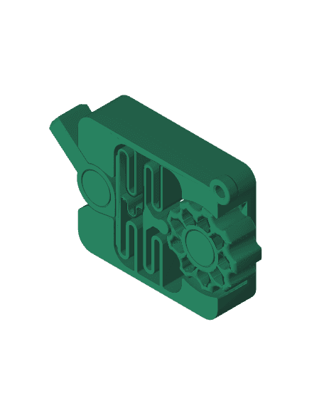 Fidget-Clicker Print-In-Place 3d model