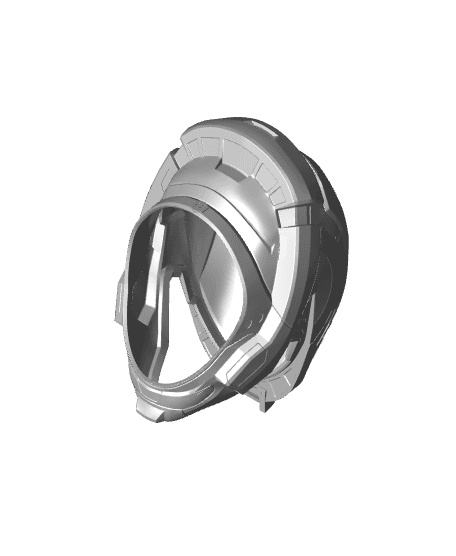 Halo Reach Air Assault - Kat Helmet - 3D Print Files 3d model