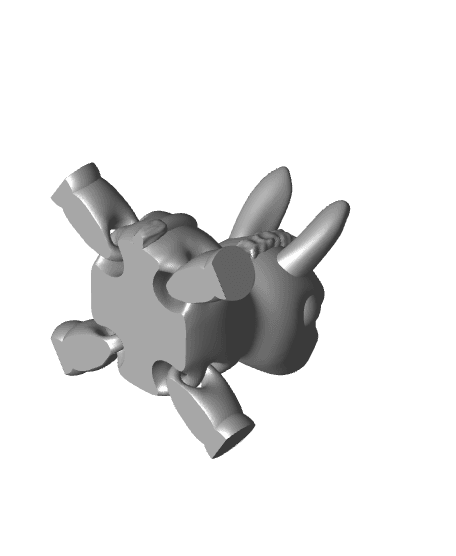 Donkey Fidget 3d model