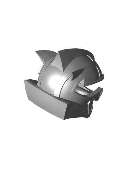 Red Death Ranger Helmet 3d model