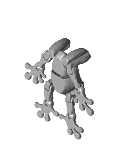 Tree Frog - Articulated Figure 3d model