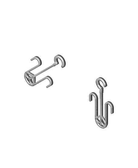 Shoes Drying  Hangers 3d model