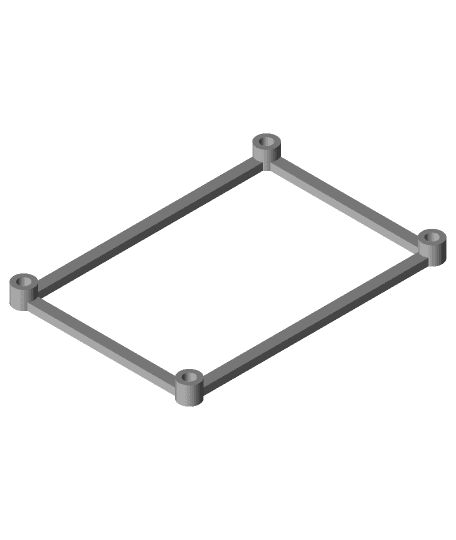 4 Relay Module PCB Spacer 3d model