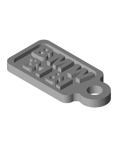 BMW 318i keychain.stl 3d model