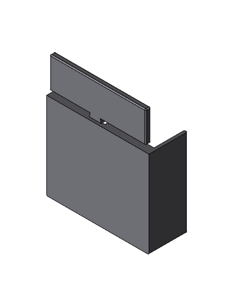 Adjustable Business Card Holder 3d model