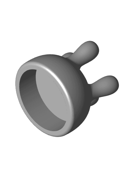 Cow Udder Milk Cap 3d model