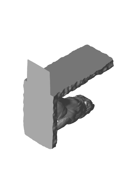 Wolf Bookend 3d model