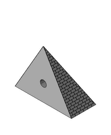 Illuminati rock climbing hold 3d model