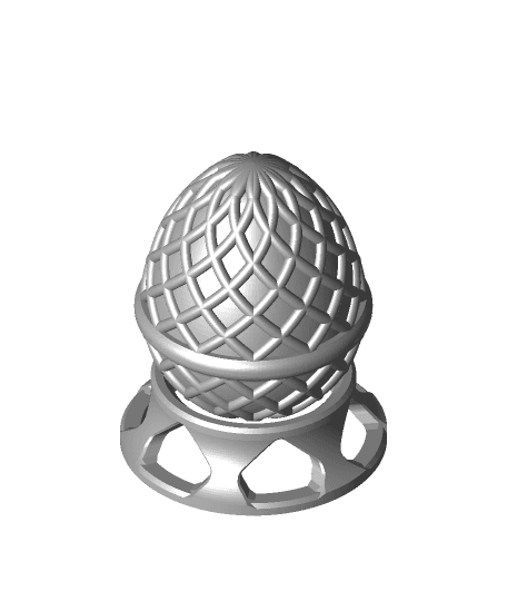 FabbEgg - The threaded surprise egg, that is easy to print, and SOOOOOO satisfying. 3d model