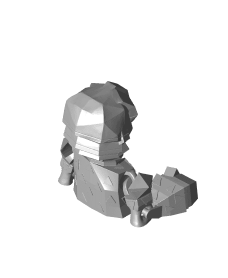 Low Poly Flexi Zenitsu 3d model